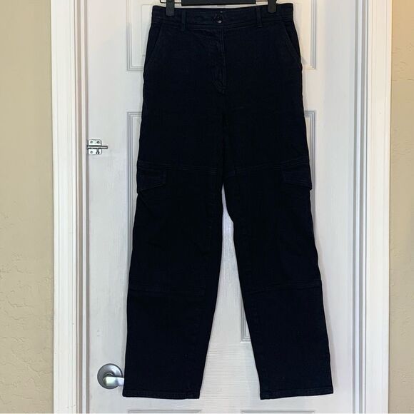 Aritzia Wilfred Free Maeve Cargo Pants Black Size 0 - Picture 1 of 12